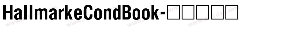 HallmarkeCondBook字体转换