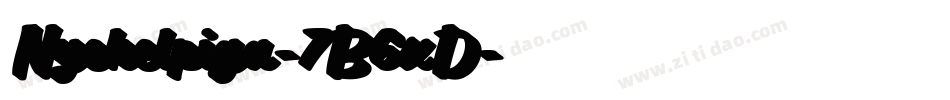 Nyckelpiga-7B6xD字体转换