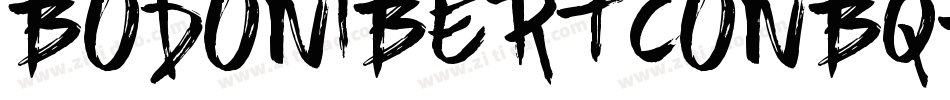 BodoniBertConBQ-Regular字体转换