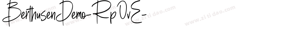BerthusenDemo-Rp0vE字体转换