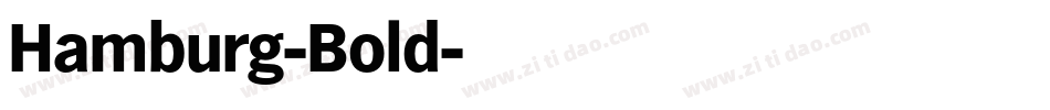 Hamburg-Bold字体转换