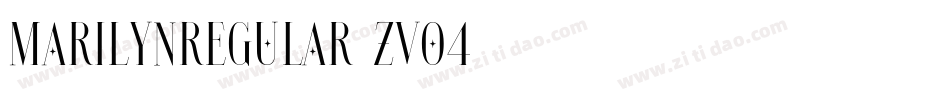 MarilynRegular-zvo4字体转换