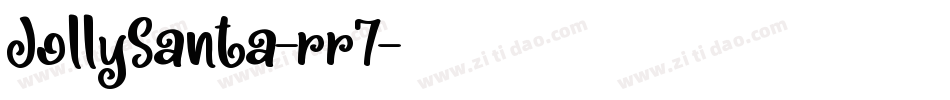 JollySanta-rr7字体转换