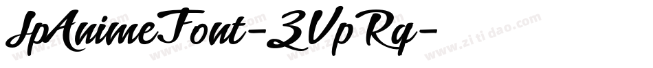 JpAnimeFont-ZVpRq字体转换