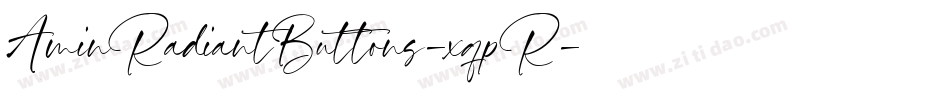 AminRadiantButtons-xqpR字体转换