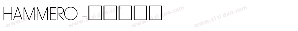 HAMMEROI字体转换