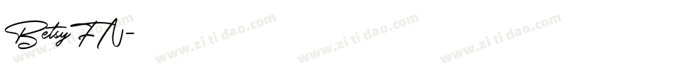 BetsyFN字体转换