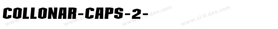 COLLONAR-CAPS-2字体转换