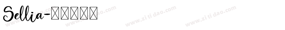 Sellia字体转换