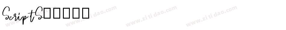 ScriptS字体转换