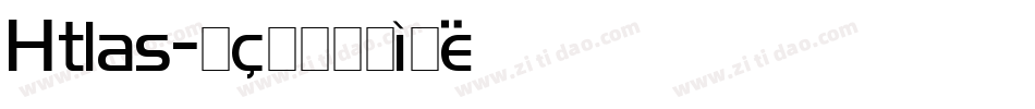 Htlas字体转换