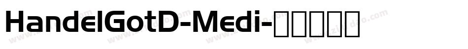 HandelGotD-Medi字体转换