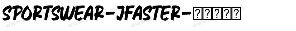Sportswear-JFaster字体转换