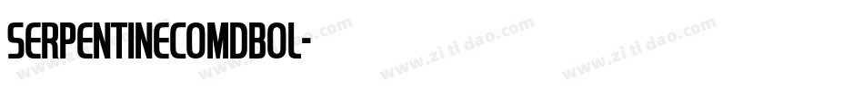 SerpentineComDBol字体转换
