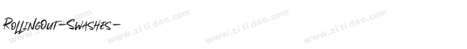 RollingOut-Swashes字体转换
