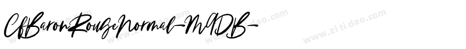 CfBaronRougeNormal-M9DB字体转换