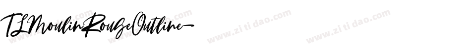 TLMoulinRougeOutline字体转换