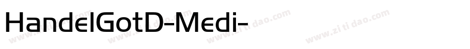 HandelGotD-Medi字体转换