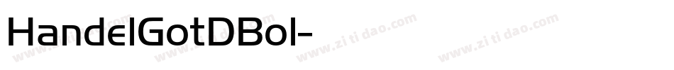 HandelGotDBol字体转换