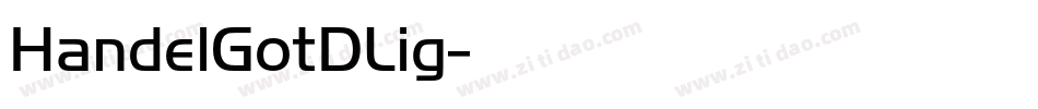 HandelGotDLig字体转换