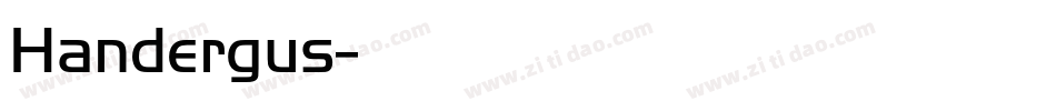 Handergus字体转换