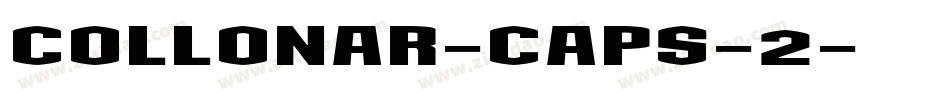 COLLONAR-CAPS-2字体转换