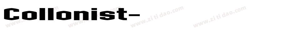 Collonist字体转换