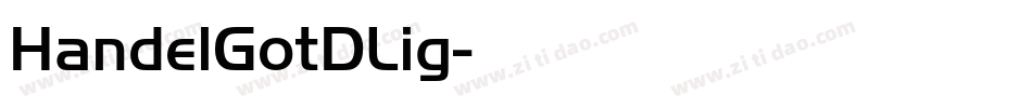 HandelGotDLig字体转换