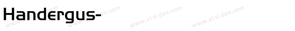 Handergus字体转换