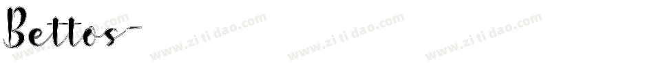 Bettos字体转换