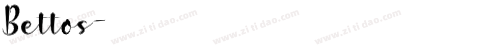 Bettos字体转换