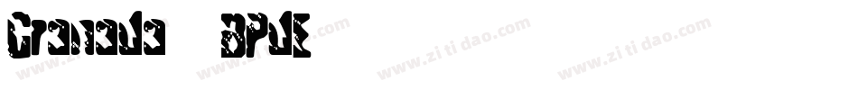 Granada-7BPdE字体转换