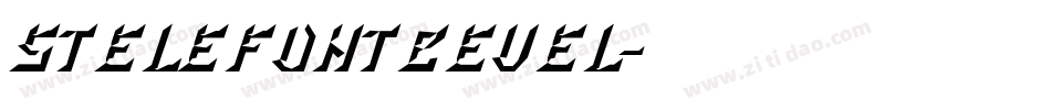 StelefontBevel字体转换