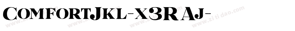 ComfortJkl-x3RAj字体转换