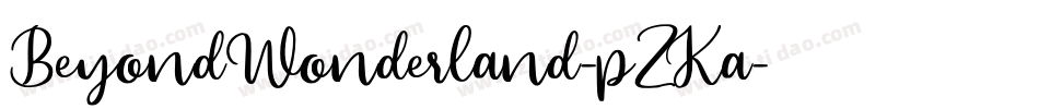 BeyondWonderland-pZKa字体转换