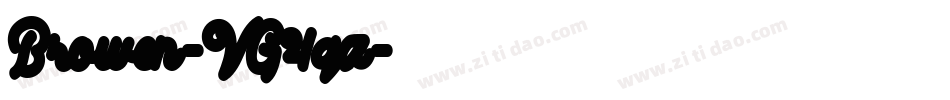 Browen-VG4qz字体转换