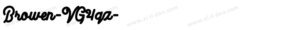 Browen-VG4qz字体转换