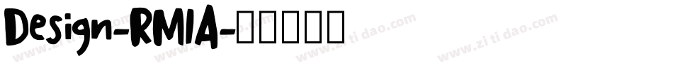 Design-RMlA字体转换