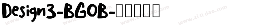 Design3-BGOB字体转换
