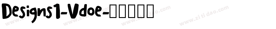 Designs1-Vdoe字体转换