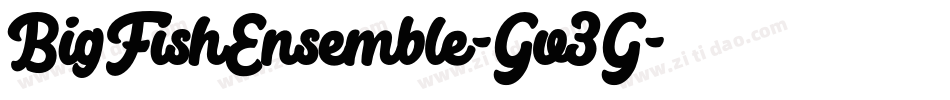 BigFishEnsemble-Gv3G字体转换