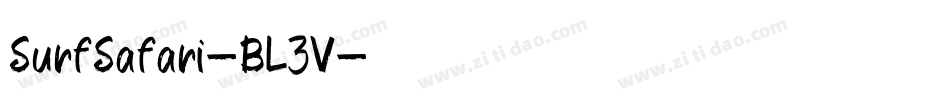 SurfSafari-BL3V字体转换