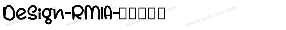 Design-RMlA字体转换