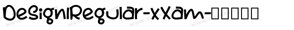 Design1Regular-xXam字体转换