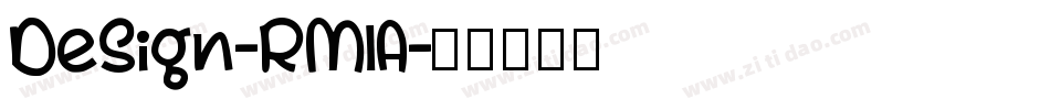 Design-RMlA字体转换