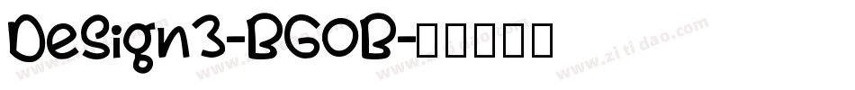 Design3-BGOB字体转换