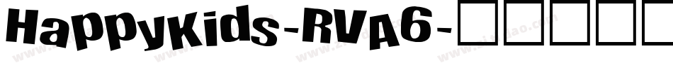 HappyKids-RVA6字体转换