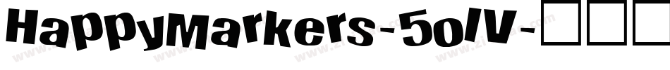 HappyMarkers-5olV字体转换
