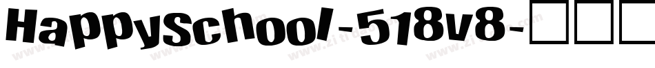 HappySchool-518v8字体转换