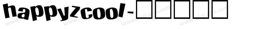 happyzcool字体转换